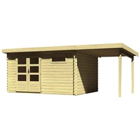 Karibu Bastrup 8 5,87 x 2,61 m natur inkl.