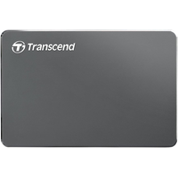 Transcend StoreJet 25C3N 1 TB USB 3.1 grau-metallic