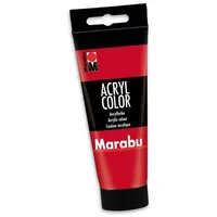 Marabu Acryl Farbe 6 St. 100 ml Kirschrot