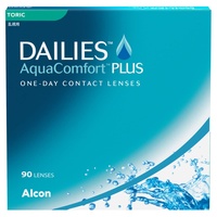 Alcon Dailies Aqua Comfort Plus Toric, 90er Pack Tageslinsen--1.25-8.8-14.4--.75-180