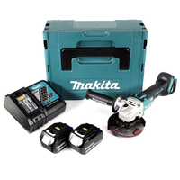 Makita DGA504RFJ inkl. 2 x BL1830 + Ladegerät