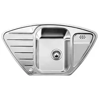 Blanco Lantos 9 E-IF edelstahl bürstfinish + Excenterbetätigung