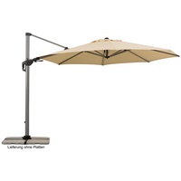 Schneider Schirme Bermuda Ø 350 cm natur inkl. Ständer