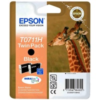 Epson T0711 Gepard 2 Stk. schwarz