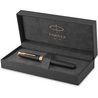 Parker Sonnet Füller | Matt-Schwarze Lackierung mit Goldzierteilen |