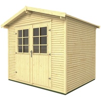 Weka Gartenhaus 218 3,01 x 2,05 m natur