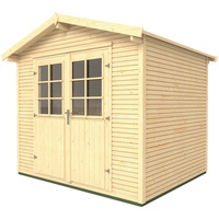 Weka Gartenhaus 218 2,41 x 2,05 m natur