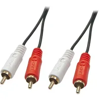Lindy 35660 Cinch Audio Anschlusskabel [2x Cinch-Stecker - 2x