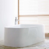 Hoesch SingleBath Duo freistehende Ovalbadewanne 117,3 x 179,8 cm