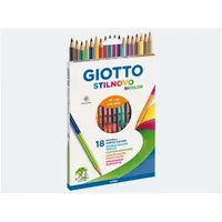 Lyra Pet Giotto Stilnovo Bicolor Buntstift sortiert, 18er-Set, Etui