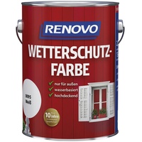 Renovo Wetterschutzfarbe weiss