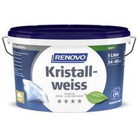 Renovo Wand- und Deckenfarbe Kristallweiss matt