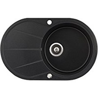 Bergström Granitspüle oval schwarz