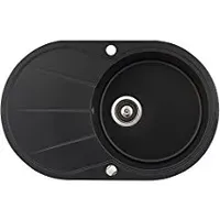 Bergström Granitspüle oval schwarz