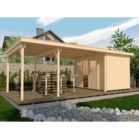 Weka Lounge-Haus 225 B 7,44 x 2,95 m natur