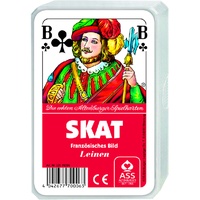 ASS Altenburger Skat Französisches Bild Leinenprägung