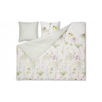 Estella Meadow Mako-Satin grün 200 x 220 cm +