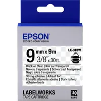 Epson Schriftband LK-3TBW schwarz auf transparent 9mm x 9m