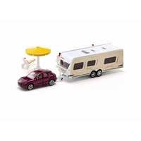 Siku 2542 - PKW mit Wohnwagen 1:55