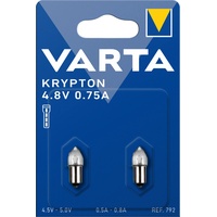Varta Kryptonlampe 4,8V 0,75A 2er Pack 792000402