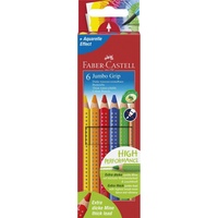Faber-Castell Jumbo GRIP Buntstifte farbsortiert,